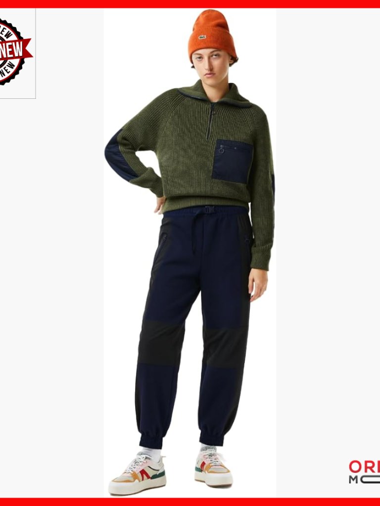 Winter Wide Fit Track Pants With Elastic Waist And Side Pockets